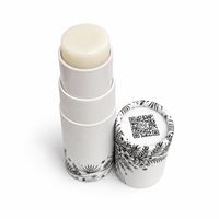 Tube en papier pour baume à lèvres éco-responsable, logo personnalisé recyclable, emballage en papier vide pour stick de baume solide déodorant