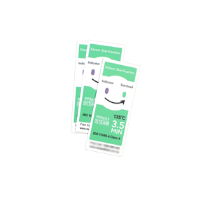 Fábrica Atacado Autoclave Classe 6 Indicador Químico Vapor Faixa Chumbo e Heavy Metal Livre Esterilização Test Card - Product Image 2