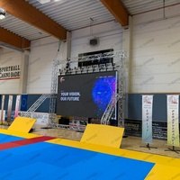 Pantalla LED de Alquiler RAYBO P3.91, Panel LED Flexible de Alta Definición, Pantalla LED Portátil para Gimnasios