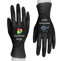 Logo OEM personnalisé pour nail art, service alimentaire, cuisine, hôtel, nettoyage, salon de beauté, tatouage, gants à main en nitrile