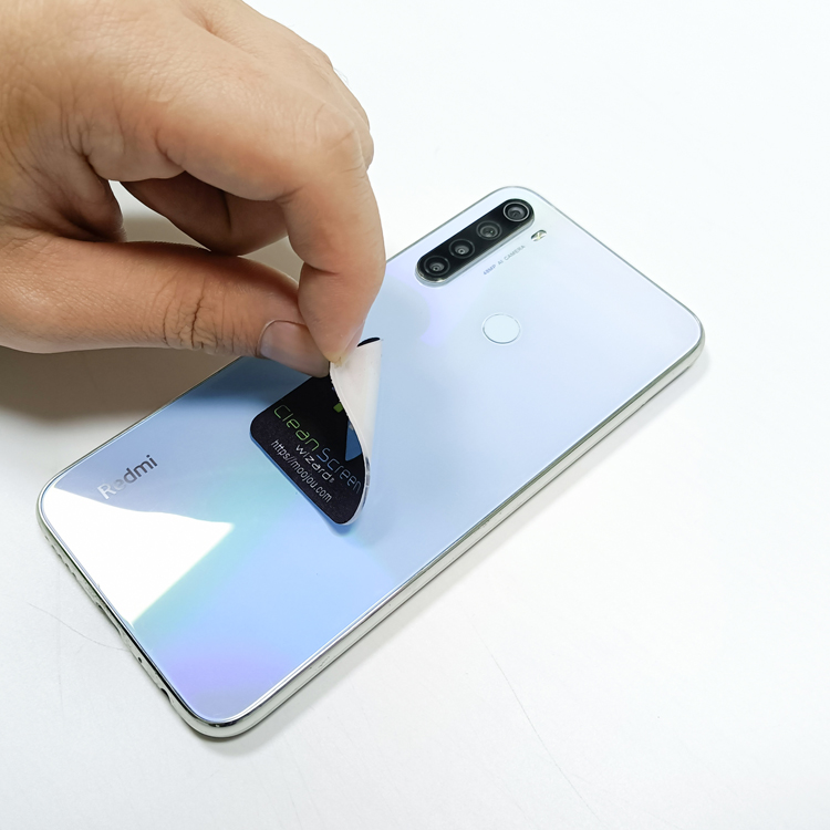 Заводская цена, самоклеящаяся наклейка для очистки экрана мобильного телефона