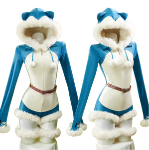 Conjuntos y Trajes de Cosplay de Anime para Mujer - Material de Lana de Zorro Plateado para Uso en Casa y Actuaciones - Product Image 6