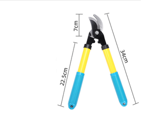 Sécateurs de jardin de qualité industrielle avec lame SK5, poignée ergonomique et revêtement PTFE, conception pliable pour l'entretien des vergers et l'aménagement paysager - Product Image 5