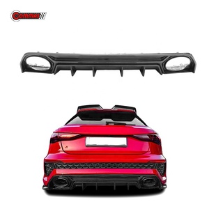 ชุดแต่งคาร์บอนไฟเบอร์แห้งแบบ PAK คุณภาพเยี่ยมสำหรับกันชนหลังรถยนต์ Audi RS3 - Product Image 1