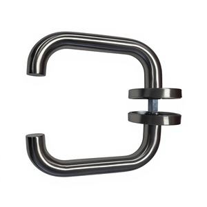 Круглые трубчатые ручки и кнопки из нержавеющей стали для дверей, современные дверные ручки для ванных комнат и деревянных дверей - Product Image 1