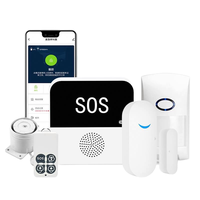 ANGUS Tuya WiFi Système d'alarme de sécurité à domicile Système de téléavertisseur pour personnes âgées Passerelle intelligente Système antivol pour centre commercial Ferme