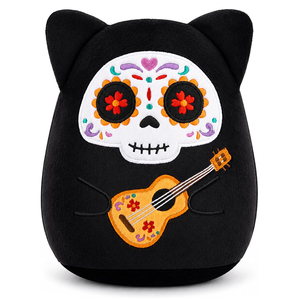 Peluche <span class=keywords><strong>de</strong></span> Gato Negro del Día <span class=keywords><strong>de</strong></span> <span class=keywords><strong>Muertos</strong></span>, Gato Esqueleto <span class=keywords><strong>de</strong></span> Peluche con Guitarra, Lindos Regalos <span class=keywords><strong>de</strong></span> Halloween y Día <span class=keywords><strong>de</strong></span> <span class=keywords><strong>Muertos</strong></span> para Niños - Product Image 1