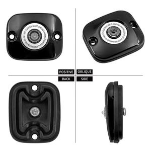 Couvercle <span class=keywords><strong>de</strong></span> maître-<span class=keywords><strong>cylindre</strong></span> <span class=keywords><strong>de</strong></span> <span class=keywords><strong>frein</strong></span> avant en aluminium pour <span class=keywords><strong>Harley</strong></span> Touring Softail Dyna Fat Boy Street Bob FXDF avec joint d'étanchéité - Product Image 3