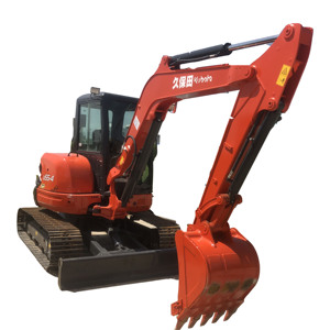 รถขุดขนาดเล็กมือสอง ปี 2021 ยี่ห้อ KUBOTA 5 ตัน ระบบไฮดรอลิก แบบตีนตะขาบ สำหรับงานดิน พร้อมมอเตอร์เกียร์บ็อกซ์สำหรับงานวิศวกรรมก่อสร้าง - Product Image 1