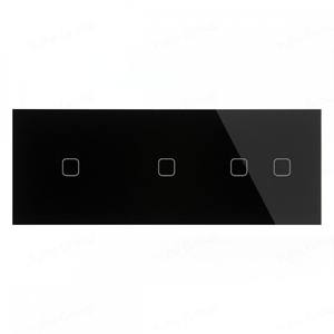 Nuevo Diseño 2025, Estándar EU/UK, Panel de Cristal, Material para PC, 10A, IP27, 2 Pines, Interruptores de Luz Táctiles de Doble Pared - Product Image 2