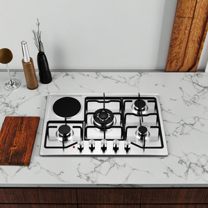 Fabricante Estufa de <span class=keywords><strong>gas</strong></span> Cocina de inducción eléctrica de acero inoxidable de 5 quemadores <span class=keywords><strong>y</strong></span> estufa de <span class=keywords><strong>gas</strong></span> - Product Image 5