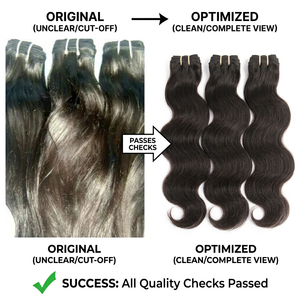 Extensiones de Cabello Natural Indio de Tamil Nadu 100% Naturales, Grado 12A, Cabello Liso de Alta Calidad, Sin Coloración Marrón, Solo Cabello Remy - Product Image 1