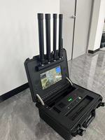 Détecteur portable tout-en-un, portée de 5 km, temps de réponse de 1 seconde, pour stations-service, reconnaissance des cibles, suivi des signaux, utilisation continue pendant 5 heures