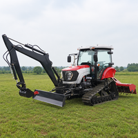 Nouveau produit, vente chaude : Mini tracteurs agricoles à chenilles, machines agricoles, cultivateur, rotoculteur