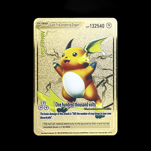 Tarjetas Pokémon <span class=keywords><strong>de</strong></span> Colección, 183200 Puntos, Super Card en Inglés, Tarjeta Metálica Dorada, <span class=keywords><strong>Pikachu</strong></span>, Charizard, Mewtwo, Vstar, Vmax - Product Image 2