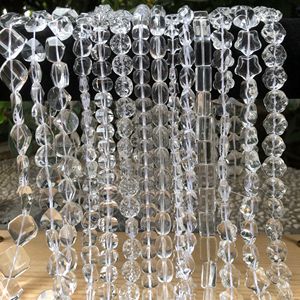 White Crystal Flower Star Butterfly <strong>Round</strong> Square Heart Shape Faceted Glass <strong>Beads</strong> for Jewelry Necklace and Bracelet Making - Product Image 4