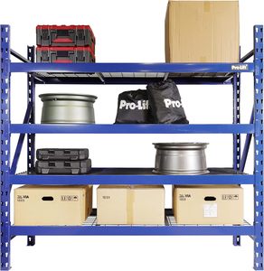 Heavy Duty 5-Layer Steel Corrosion Protection Multi-Tier Shelf Garage Stacking Warehouse <b>Storage</b> <b>Rack</b> - Product Image 2