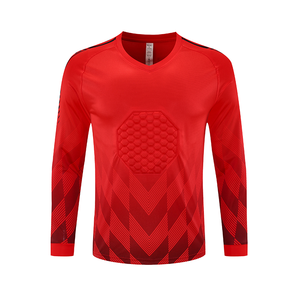 Camisas de Goleiro Masculinas de Alta Qualidade Direto da Fábrica, Corte Automatizado, Nomes Personalizados, Logotipos de Equipe, Tecido Respirável, Entrega Rápida - Product Image 1