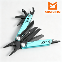 Pince multifonctionnelle portable pliable avec couteau multifonctionnel pour usage extérieur, urgence domestique et camping