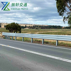 Barriere stradali rurali autostradali galvanizzate a due onde a forma di onde a guard a forma di W recinzione per la prevenzione delle collisioni stradali - Product Image 4