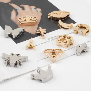 NEW design Metal High Heel Shoes Decoration Shoes Toe Shoes Clips Elegant Charm Buckle Fashion Accessories