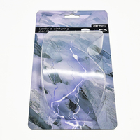 Vente en gros de boîte thermoscellée en plastique PVC transparent avec languette volante carte papier recyclable pour emballage électronique