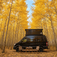 P Show X-V4 Camping-car de toit rigide électrique en fibre de carbone avec ouverture automatique rapide quatre saisons pour pick-up, fourgonnette, camping-car