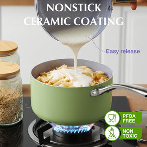 <span class=keywords><strong>Set</strong></span> di pentole e pentole in ceramica personalizzabili in ceramica Non Stick <span class=keywords><strong>Set</strong></span> di pentole e pentole a induzione in alluminio e ceramica <span class=keywords><strong>Set</strong></span> di pentole e padelle - Product Image 2