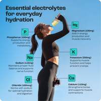 Poudre d'électrolyte multivitamine OEM sans sucre poudre d'électrolyte de limonade rafraîchissante supplément de sodium et d'énergie