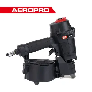 AEROPRO MCN55 Pistolet à clous à air comprimé industriel pour le bricolage Cloueuse à palettes maximale de haute qualité à usage intensif Source d'alimentation pneumatique