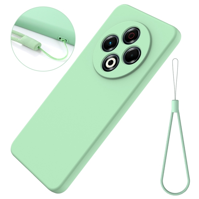 Soft Silicone TPU Case With Camera Protective Mobile Phone Case With Strap for Tecno Spark 30C 5G Pop 9 5G