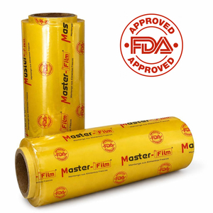 Film alimentaire PVC <span class=keywords><strong>Master</strong></span> Film FDA haute transparence, qualité alimentaire, rouleau jumbo, film plastique pour la restauration, fournitures pour supermarchés - Product Image 1