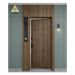 מודרני מינימליסטי הדלת פנים דלת לחדר שינה mdf plush vener צבע סיים מלמין לוח דלת מלמין לוח - Product Image 2