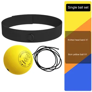Inicio Muay Mma Equipo de ejercicio Kick Boxing Speed Training Punch Ball Reflex Ball Head Band para niños y adultos PU Balls - Product Image 6