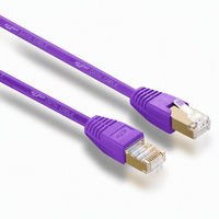 Kabel Patch Cat5e Kecepatan Tinggi 1/3/5/8/10/15/20/25/30m, 100% Tembaga Murni FTP Cat 5e Ethernet Internet Lan RJ45 Kabel Jaringan