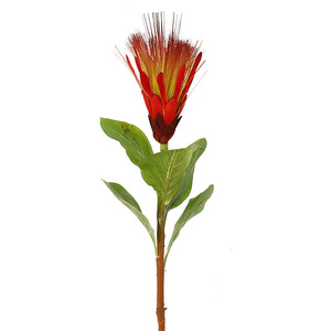 QIHAO <b>Artificial</b> King Protea Single <b>Stem</b> Plastic Silk Flower High Simulation Wedding Home Decor Prop - Product Image 5