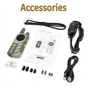 2026 Hot Seller Plastic Pet Training Products Waterproof Beep Vibration and Shock Rechargeable LED <b>Dog</b> <b>Collar</b> - Product Image 5