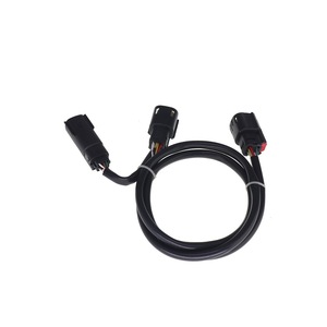 Custom Wiring <b>Harness</b> For Harley Side And Taillights 2120-0820 CD-TP-QD-14 Rear Replacement <b>Black</b> - Product Image 4