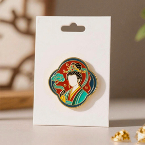 Tùy Chỉnh Trung Quốc Phong Cách Mềm Men Phù Hiệu Thanh Kiếm Cậu Bé Trở Lại Xem Thiết Kế Kim Loại <span class=keywords><strong>Pins</strong></span> Với Men Điền IP Hợp Tác Anime Fan Merchs - Product Image 6