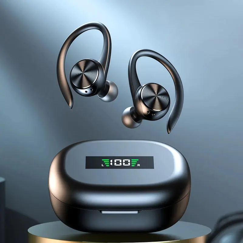 Écouteurs sans fil Tws R200 de haute qualité, avec crochet d'oreille, réduction du bruit, écouteurs Anc avec micro pour Smartphone