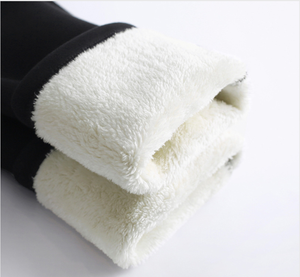 Pantaloni attillati Super spessi in Cashmere da donna inverno caldi <span class=keywords><strong>Leggings</strong></span> in pile foderati pantaloni elasticizzati termici a vita alta da donna - Product Image 3