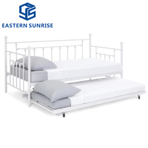 Canapé-<span class=keywords><strong>lit</strong></span> au design minimaliste et abordable, style moderne, <span class=keywords><strong>lit</strong></span> gigogne bas avec roulettes fixes pour adultes et enfants - Product Image 4