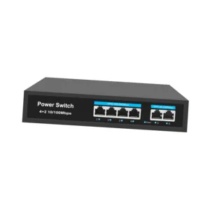 Volledige Gigabit Rj45 Poort 4 Poort Poe Netwerk Switch