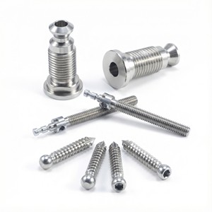 Özel Titanyum Alaşımlı Parça Civata Vida Konnektörü Dar Toleranslı Hafif Eloksallı Renkli Hassas CNC İşleme - Product Image 2