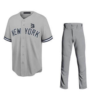 Nuevo uniforme de béisbol a precio razonable para unisex, de la mejor calidad, al por mayor, 100% poliéster, para venta en línea. - Product Image 1