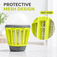 Lampe anti-moustiques électrique rechargeable, lampe de camping à lumière UV à intensité variable, LED anti-insectes, lanterne portable pour tente, jardin, patio