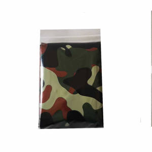 Outdoor Camouflage <b>Poncho</b> PE Material Disposable Rainwear For Camping <b>Emergency</b> Use Adult Universal Fit - Product Image 4