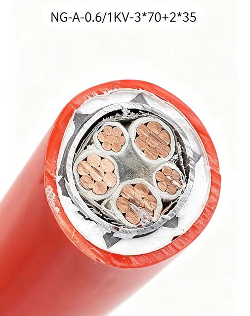 NG A(BTLY) 0.6 1KV 3*70 Plus 2*35 Flexible Mineral Insulated Fire Resistant Power Cable