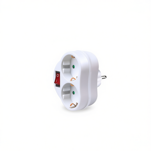 Adattatore Elettrico ExtraStar a 2 Prese 16A 250V con Interruttore per Uso Domestico Interno - Product Image 2