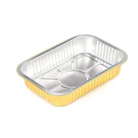  SuiXinCook Gold Aluminum Foil Pan with lids Heavy Duty